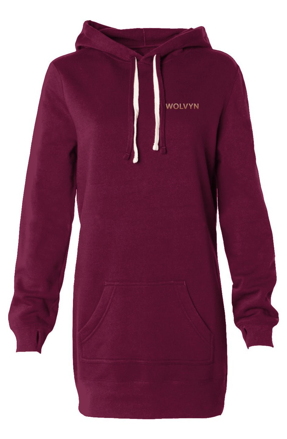 Wolvyn Hooded Sweatshirt Dress - Wolvyn Apparel