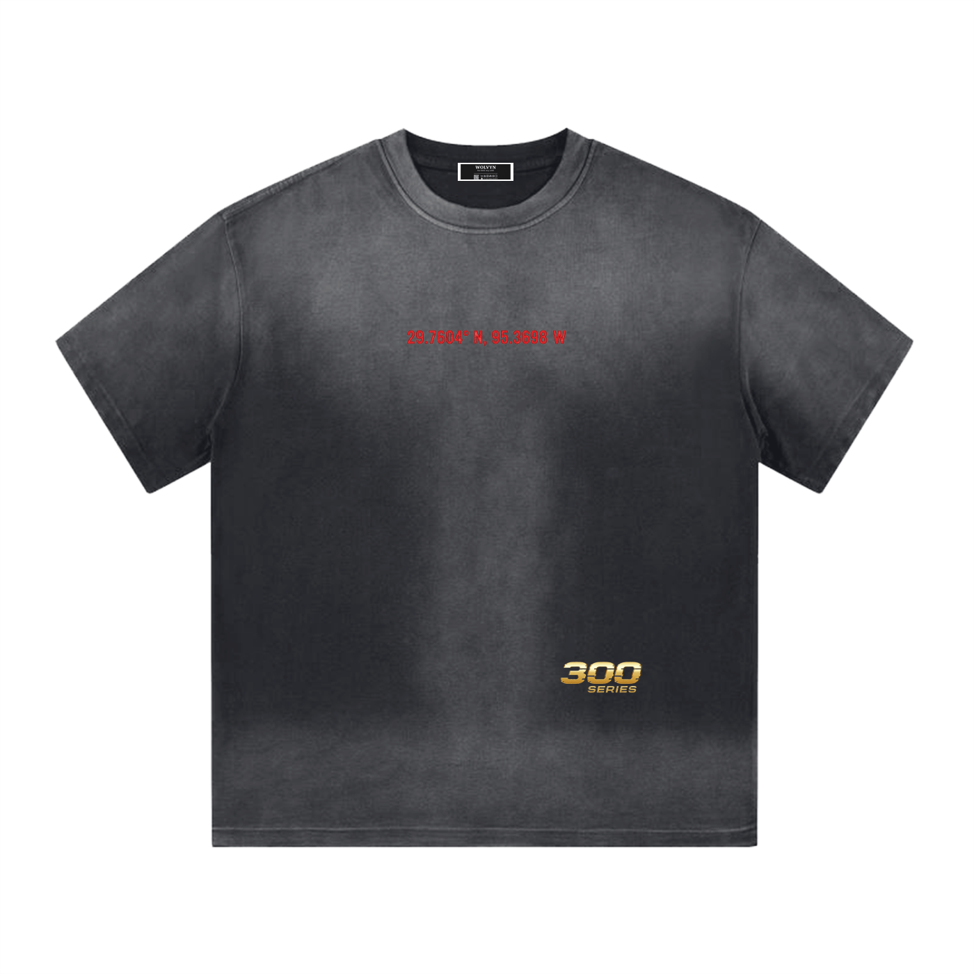 Wolvyn “I” Shape Gradient Washed T-Shirt - Wolvyn Apparel