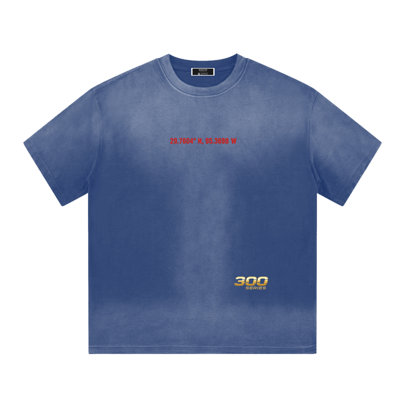 Wolvyn “I” Shape Gradient Washed T-Shirt - Wolvyn Apparel