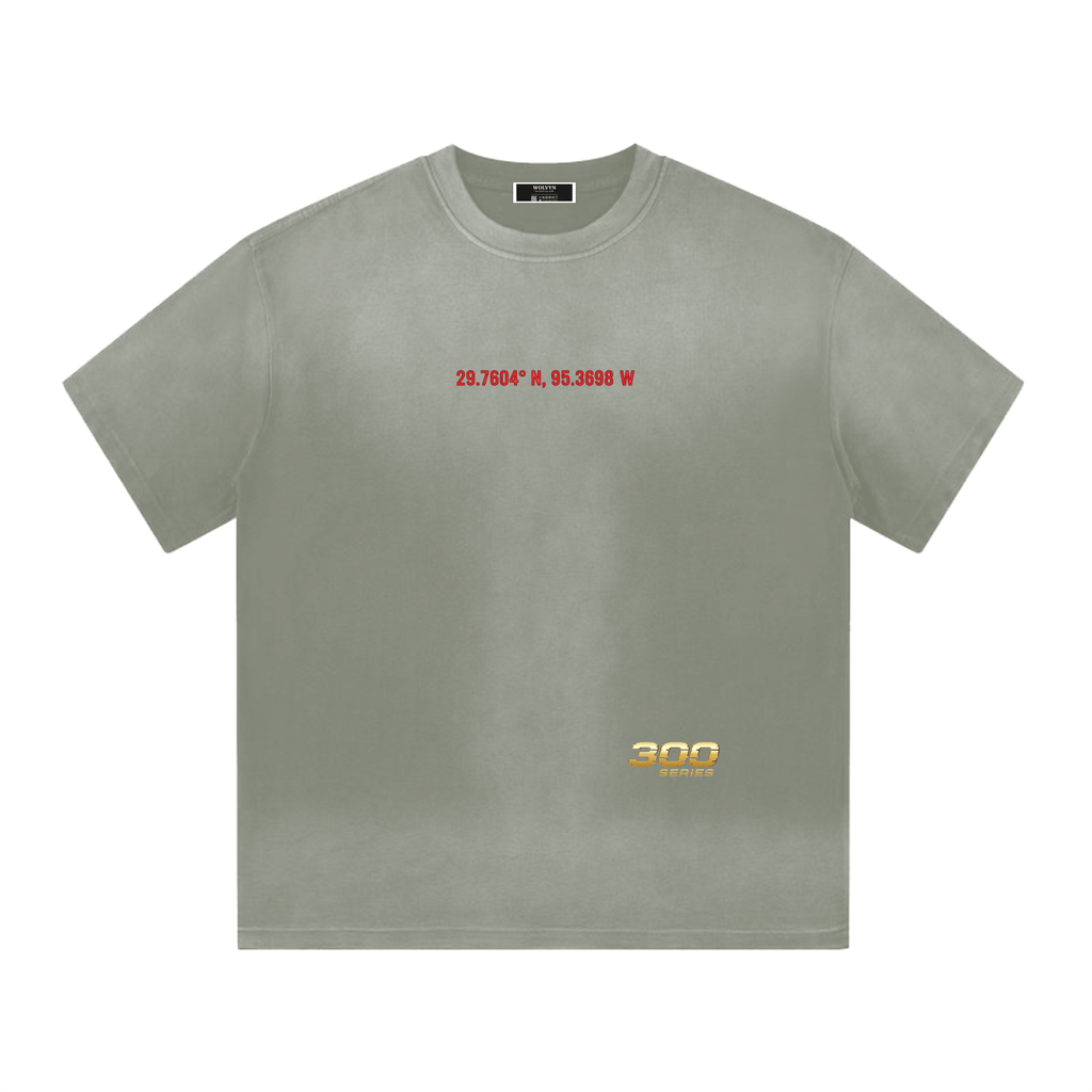 Wolvyn “I” Shape Gradient Washed T-Shirt - Wolvyn Apparel