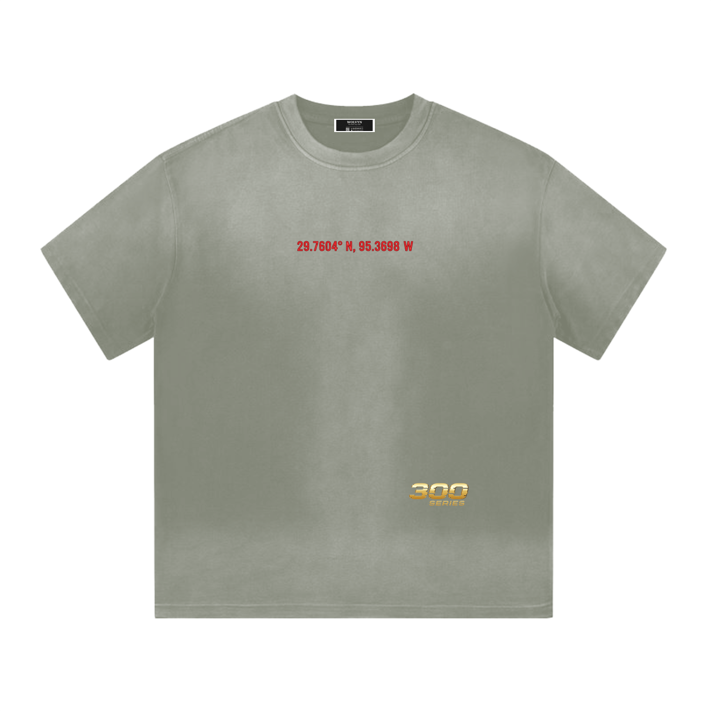 Wolvyn “I” Shape Gradient Washed T-Shirt - Wolvyn Apparel