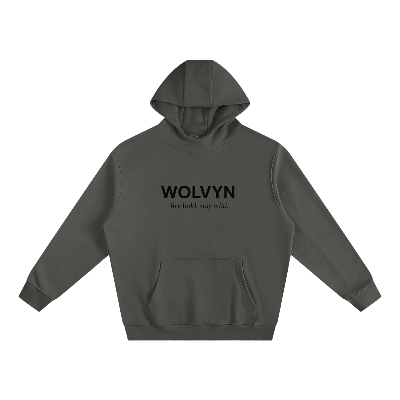 Wolvyn Intro Fleeced High Neck Hoodie - Wolvyn Apparel