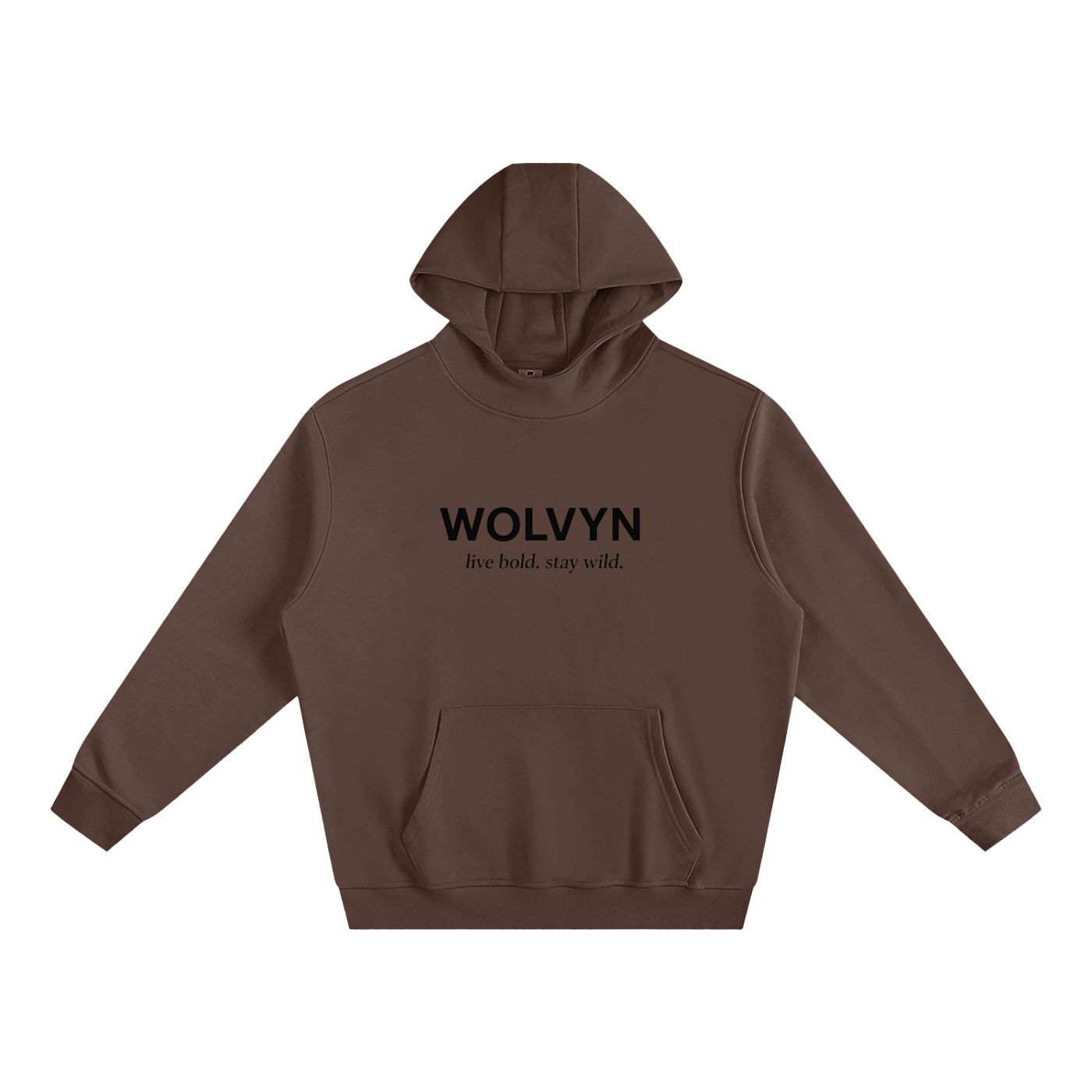 Wolvyn Intro Fleeced High Neck Hoodie - Wolvyn Apparel