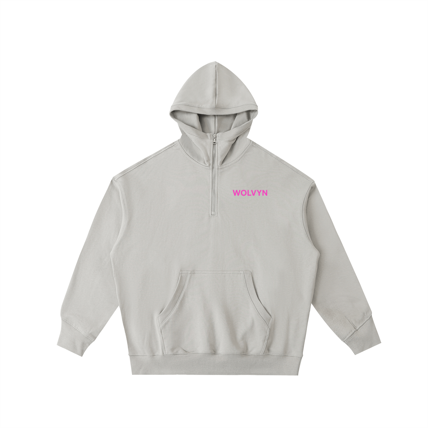 Wolvyn “Jag” Big Hood Half - Zip Fleece Hoodie - Wolvyn Apparel
