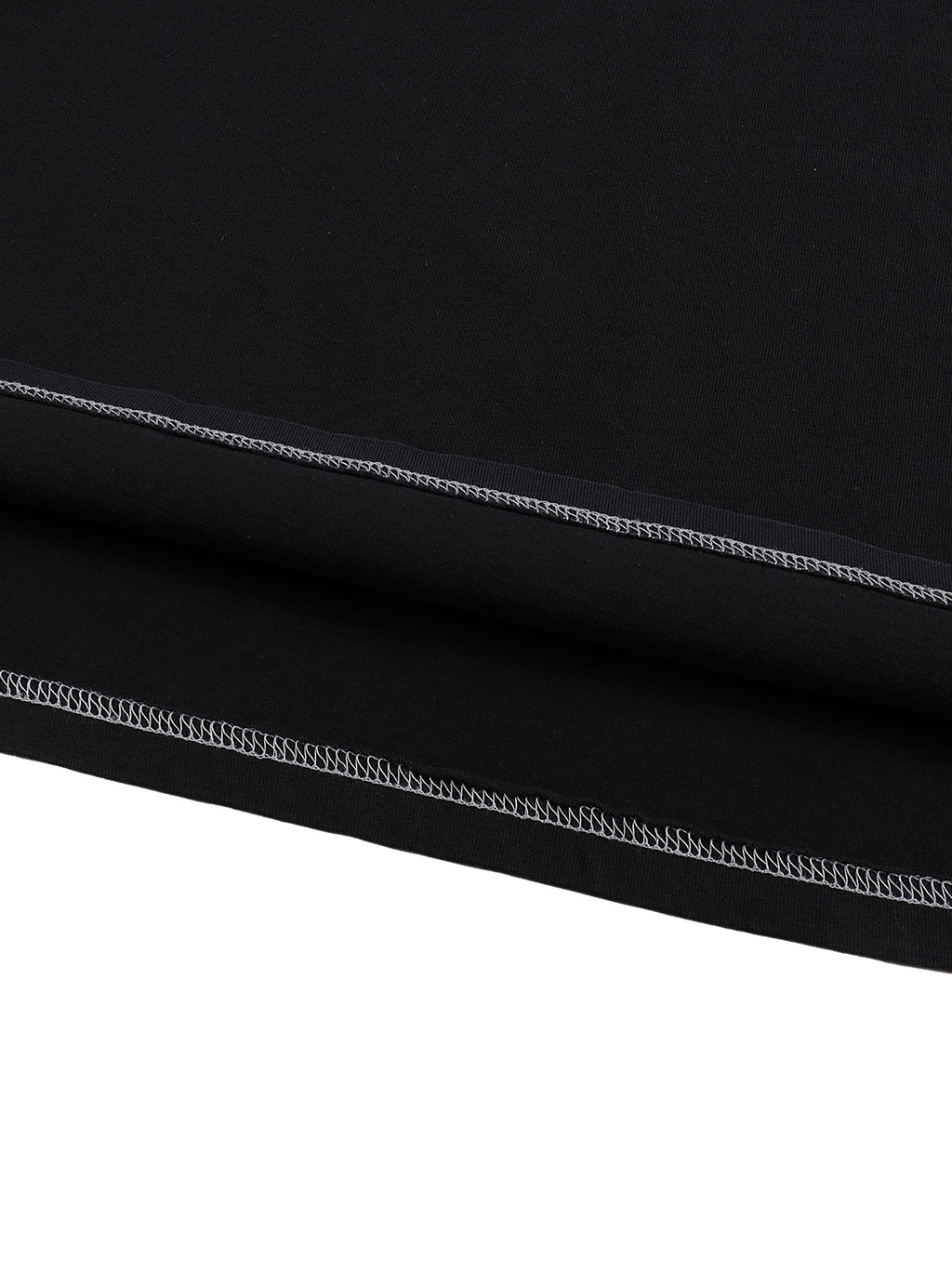 Wolvyn Japanese Streetwear Contrast - Stitched Cotton T-Shirt - Wolvyn Apparel