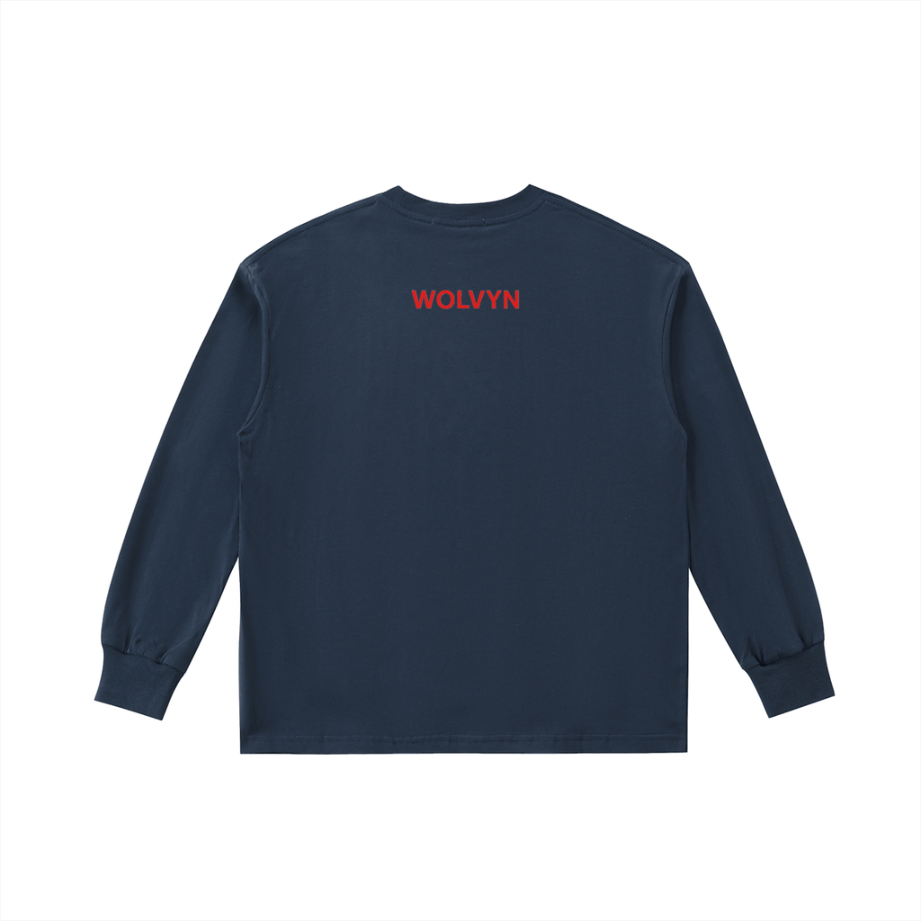 Wolvyn Kids' Quick - Dry Cotton Long - Sleeve Tee - Wolvyn Apparel
