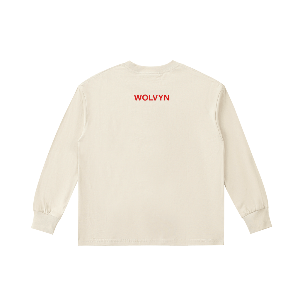 Wolvyn Kids' Quick - Dry Cotton Long - Sleeve Tee - Wolvyn Apparel