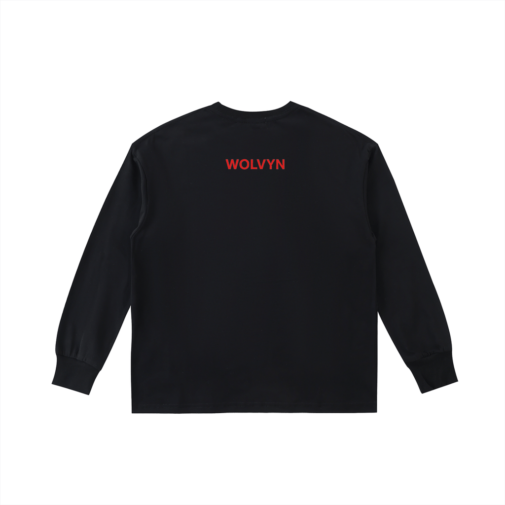 Wolvyn Kids' Quick - Dry Cotton Long - Sleeve Tee - Wolvyn Apparel