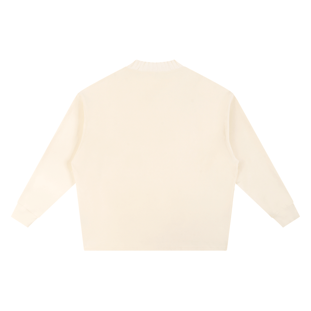 Wolvyn Knitted Round Neck Oversize Sweatshirt - Wolvyn Apparel
