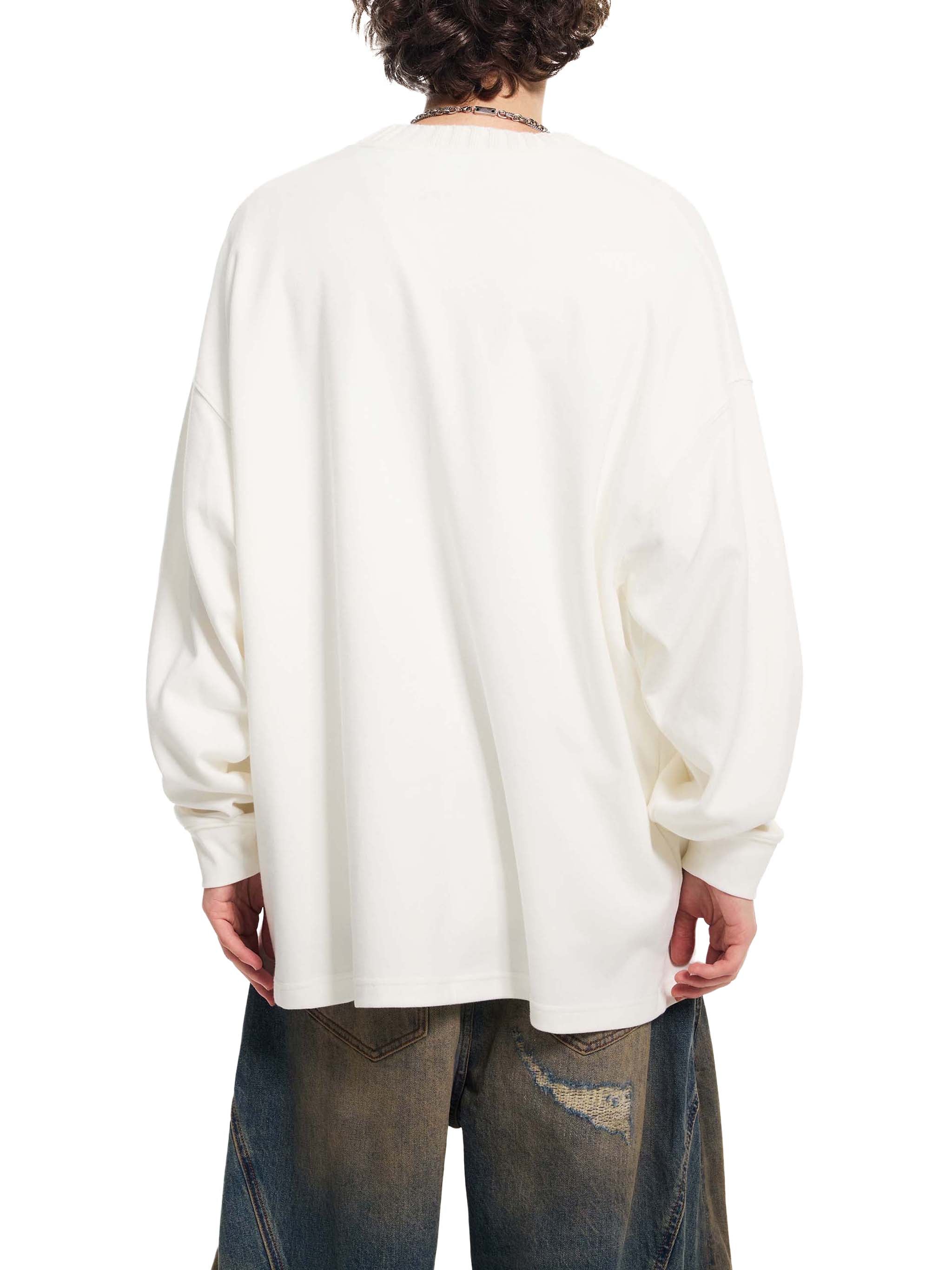 Wolvyn Knitted Round Neck Oversize Sweatshirt - Wolvyn Apparel