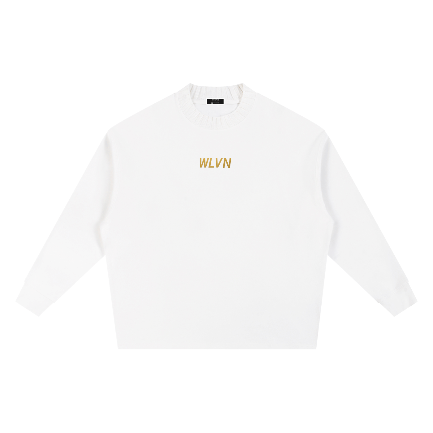 Wolvyn Knitted Round Neck Oversize Sweatshirt - Wolvyn Apparel