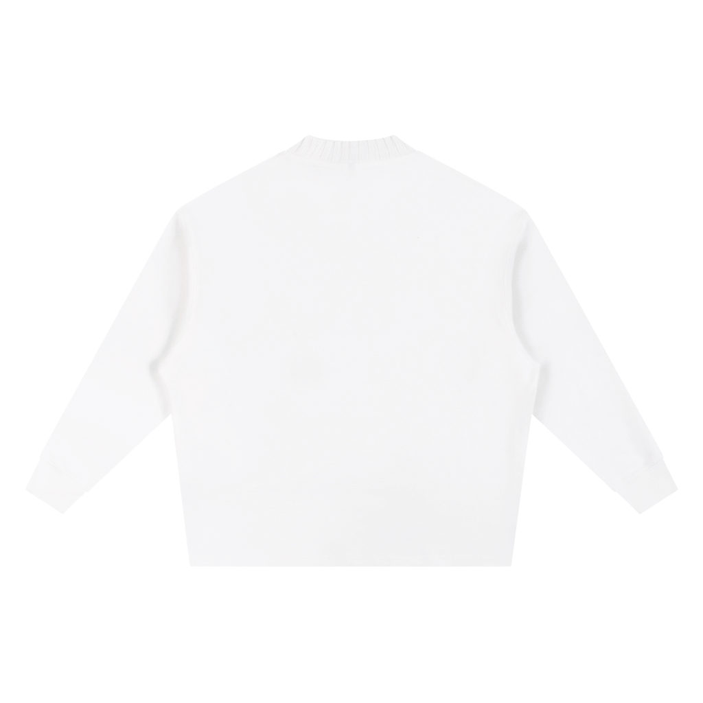 Wolvyn Knitted Round Neck Oversize Sweatshirt - Wolvyn Apparel