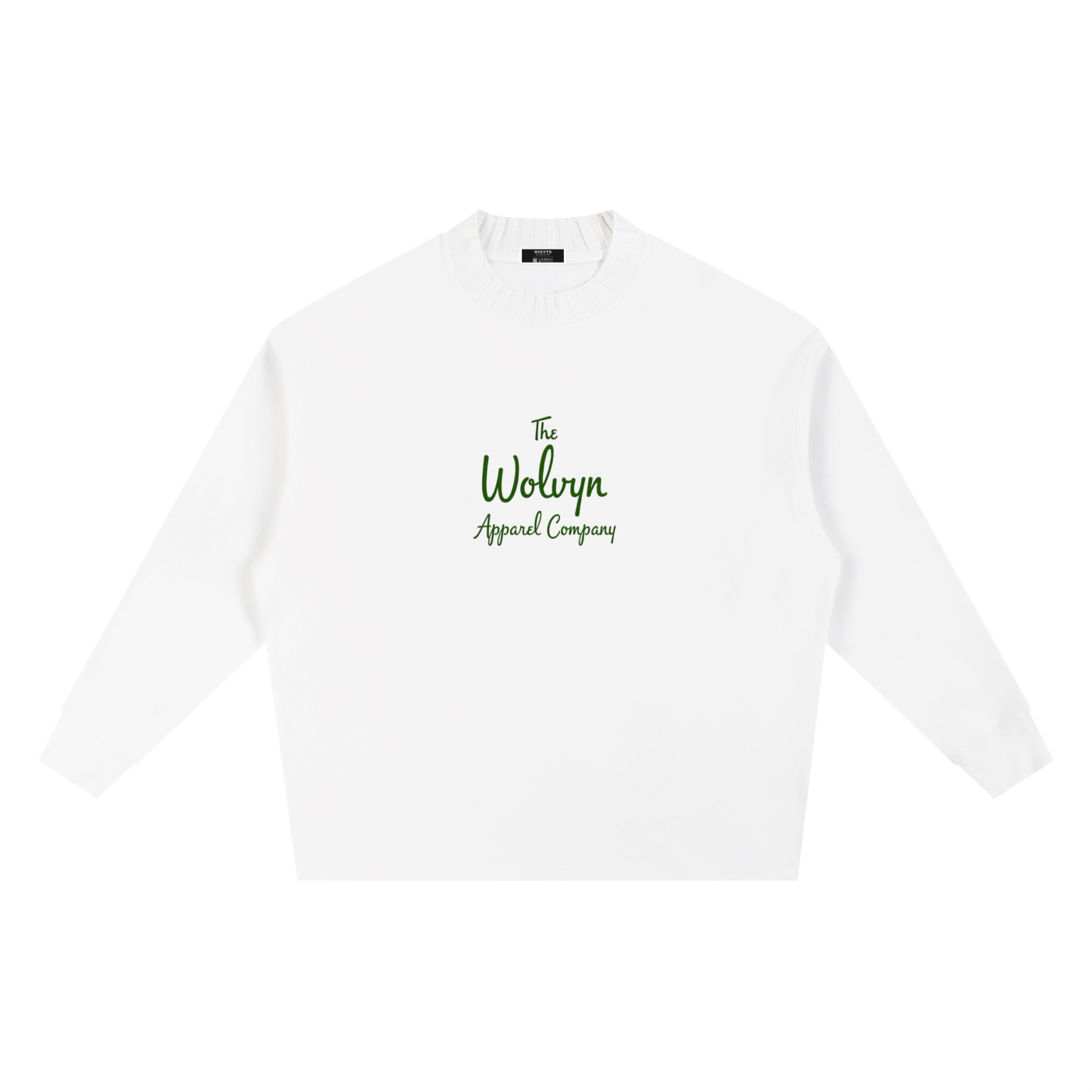 Wolvyn Knitted Round Neck Oversize Sweatshirt - Wolvyn Apparel