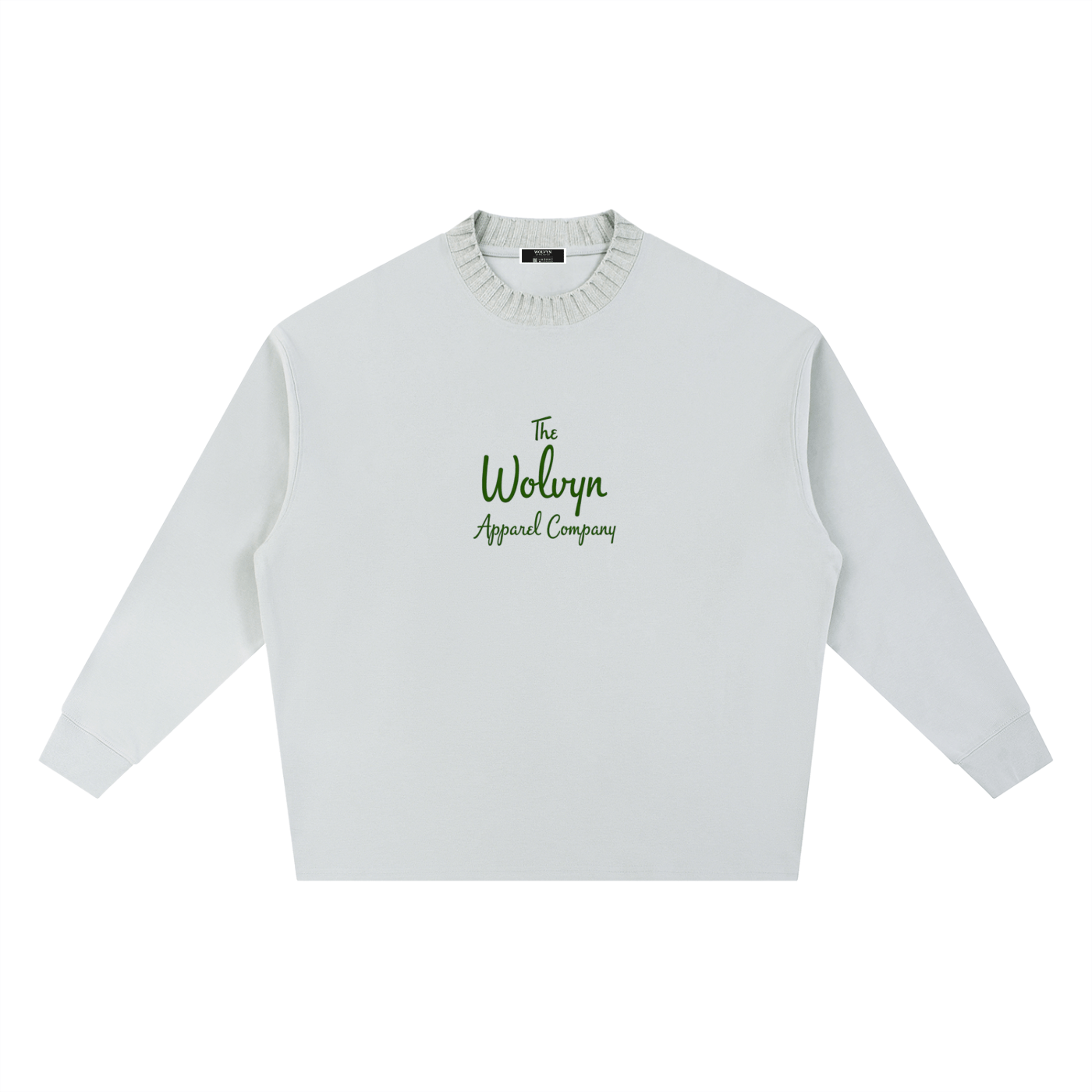 Wolvyn Knitted Round Neck Oversize Sweatshirt - Wolvyn Apparel