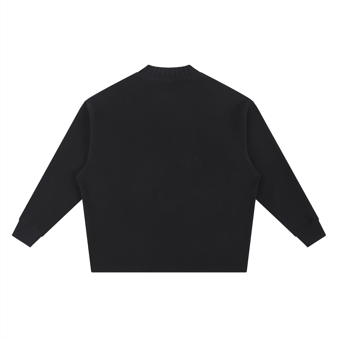 Wolvyn Knitted Round Neck Oversize Sweatshirt - Wolvyn Apparel