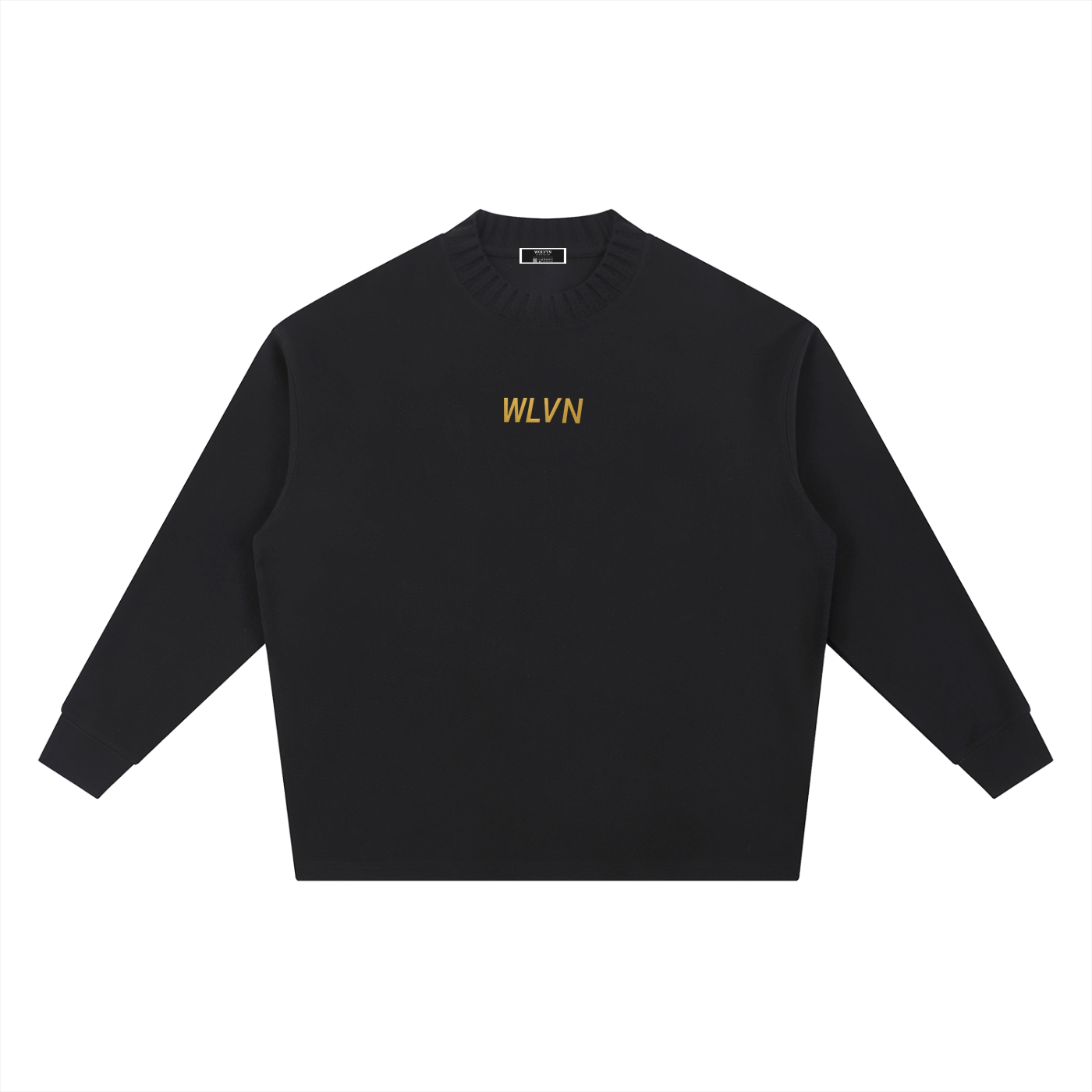 Wolvyn Knitted Round Neck Oversize Sweatshirt - Wolvyn Apparel