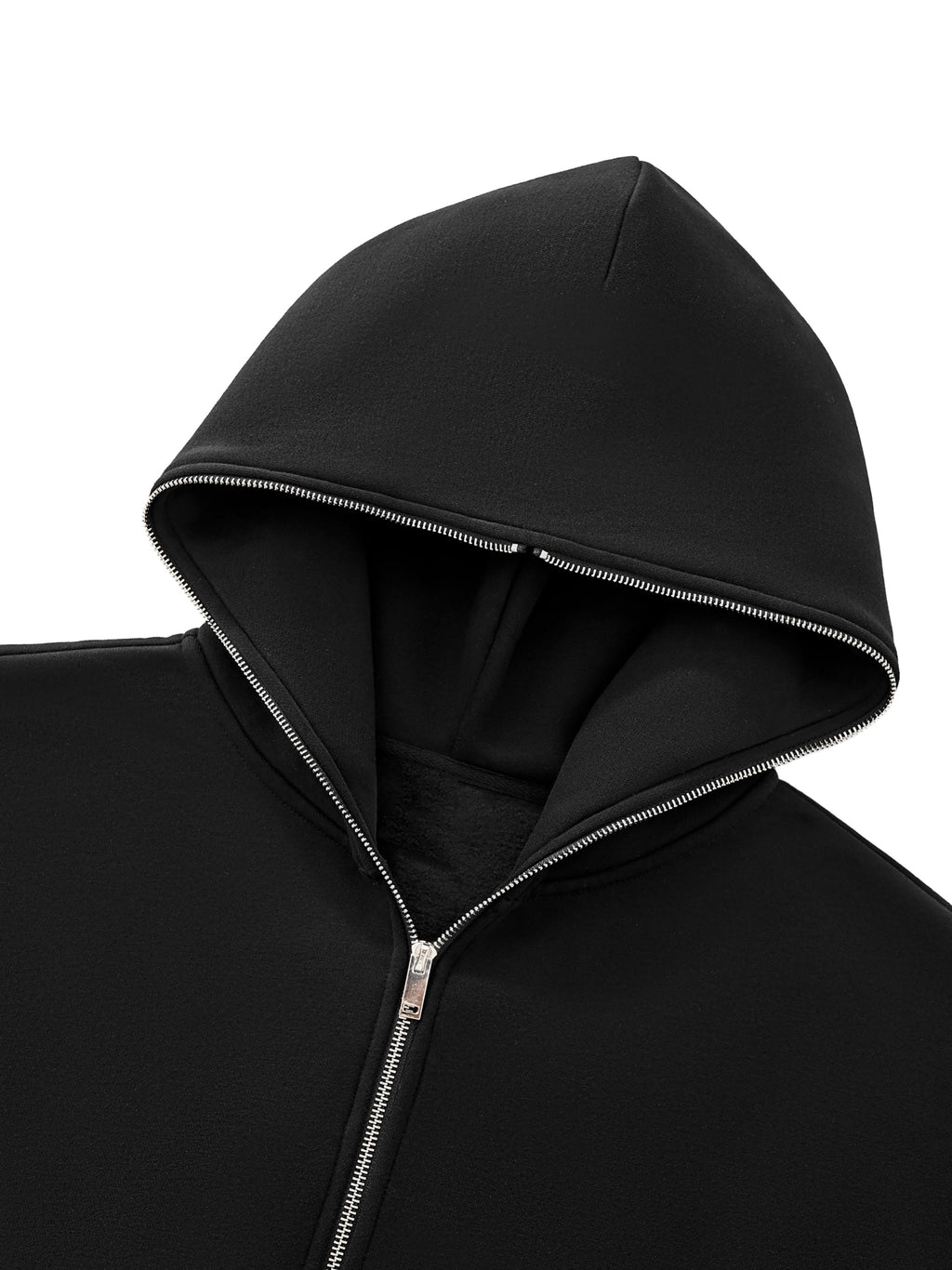 Wolvyn “LA Branch” Fleeced Full - Zip Boxy Hoodie - Wolvyn Apparel