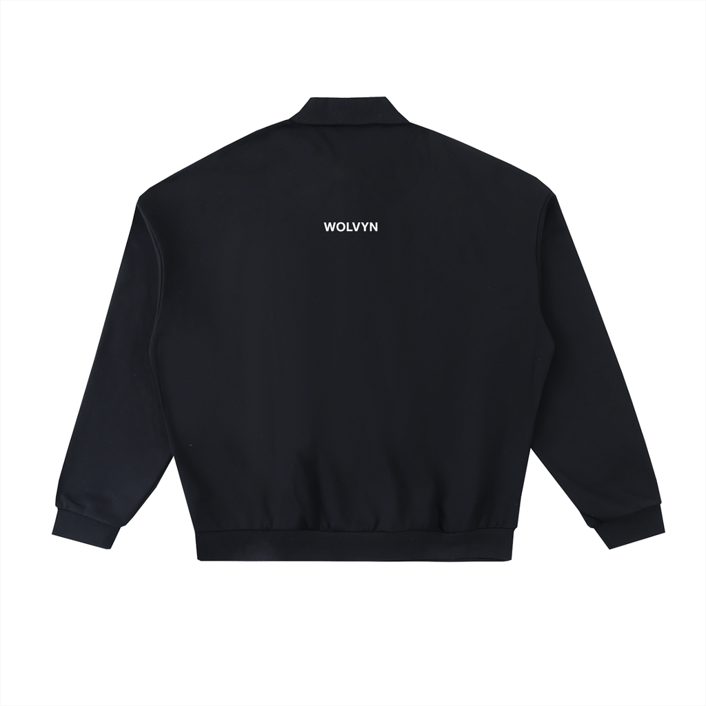 Wolvyn “LA” Heavyweight Fleece Polo Sweatshirt - Wolvyn Apparel