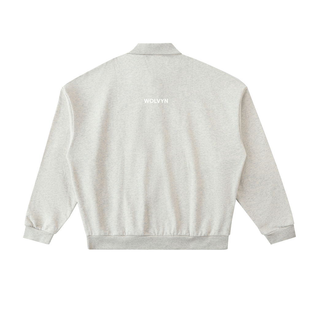 Wolvyn “LA” Heavyweight Fleece Polo Sweatshirt - Wolvyn Apparel