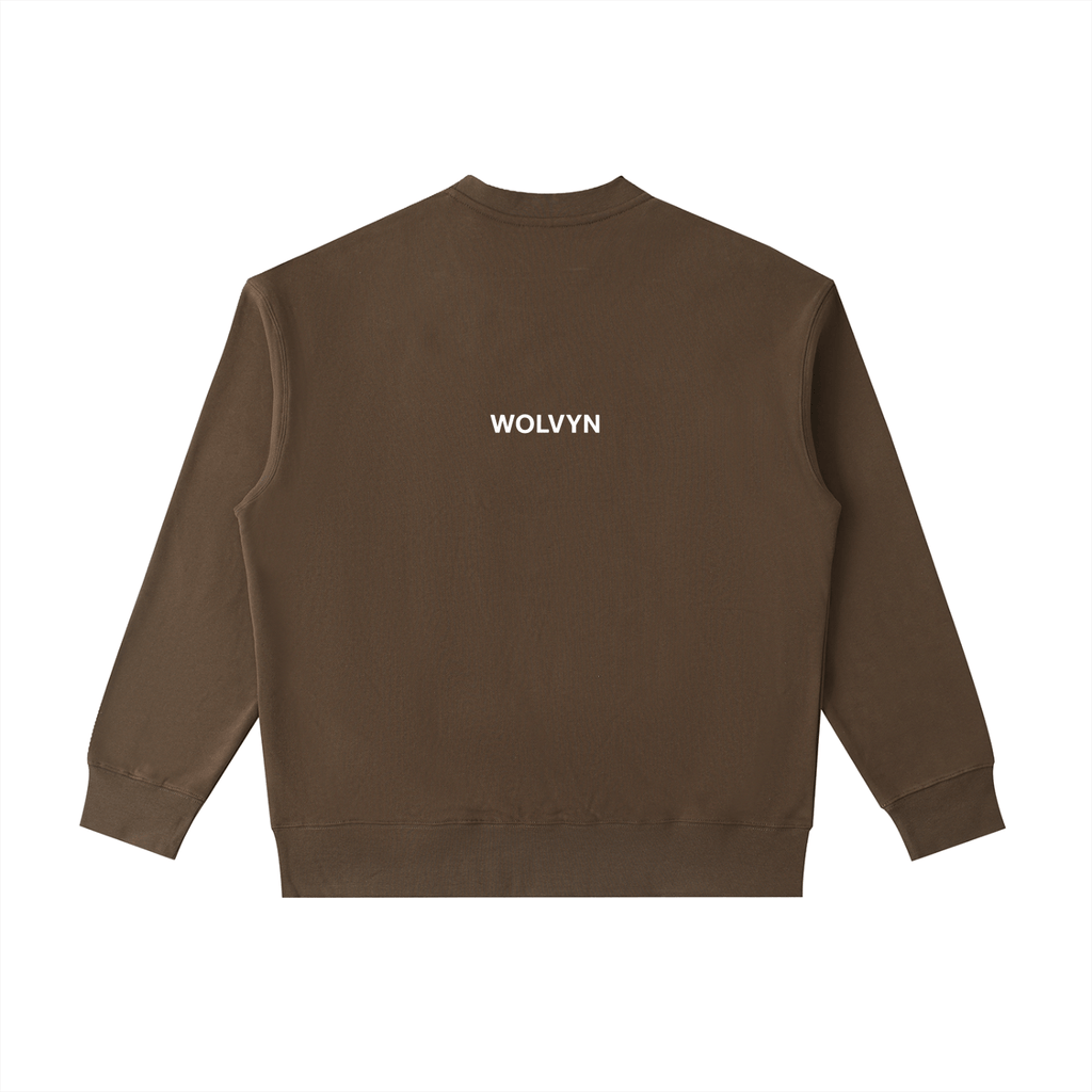 Wolvyn LA Heavyweight Patch Pocket Crewneck Sweatshirt - Wolvyn Apparel