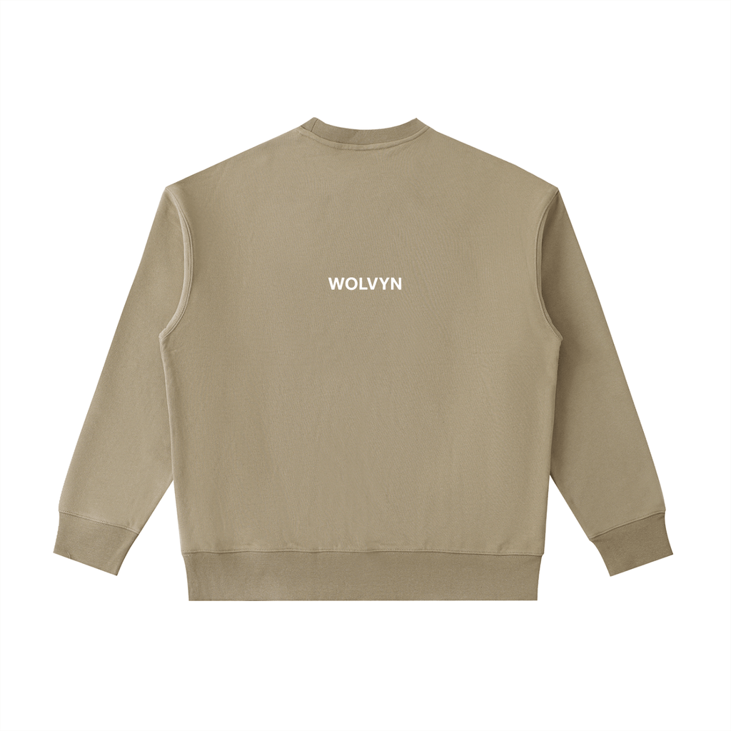 Wolvyn LA Heavyweight Patch Pocket Crewneck Sweatshirt - Wolvyn Apparel