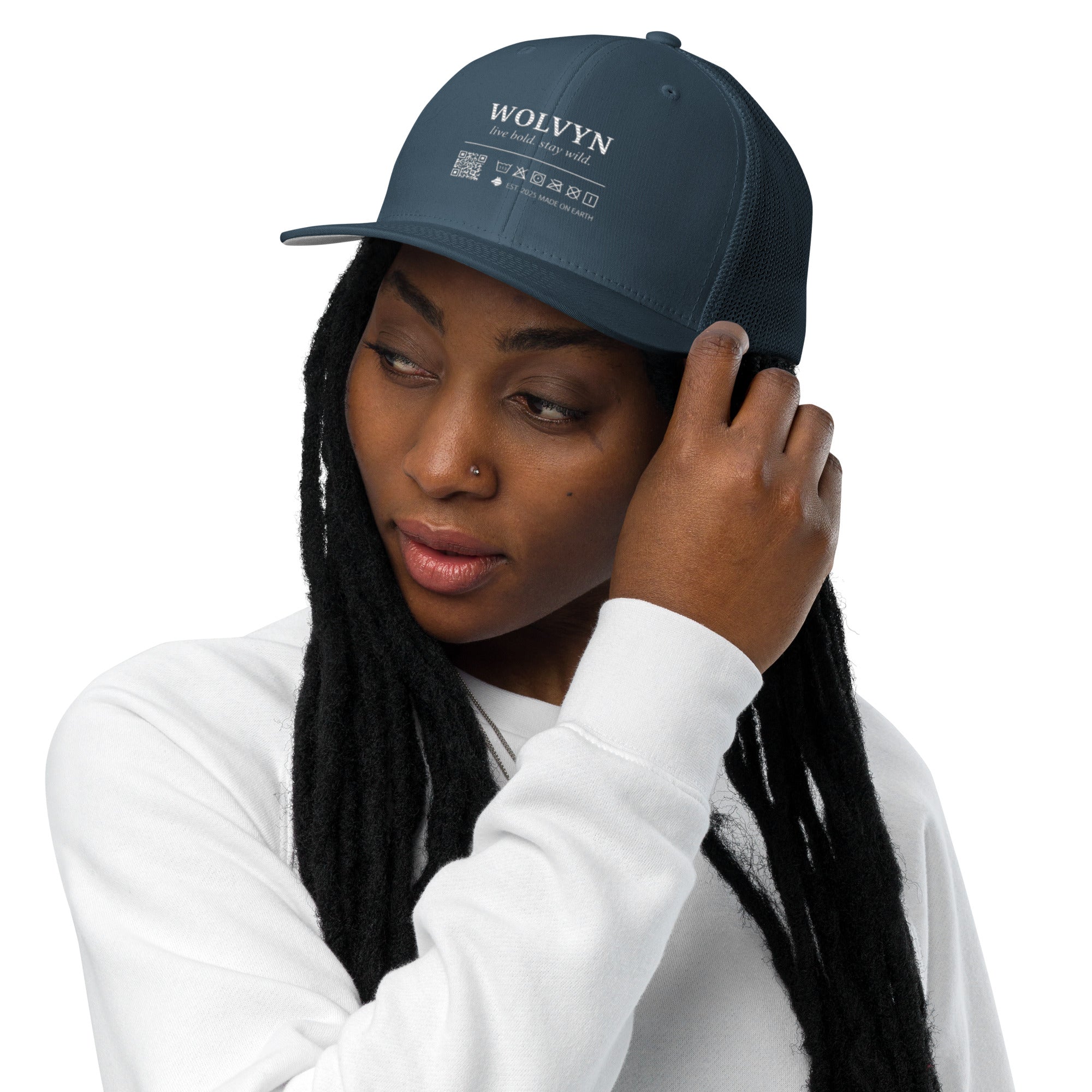 Wolvyn Label Closed - back trucker cap - Wolvyn Apparel
