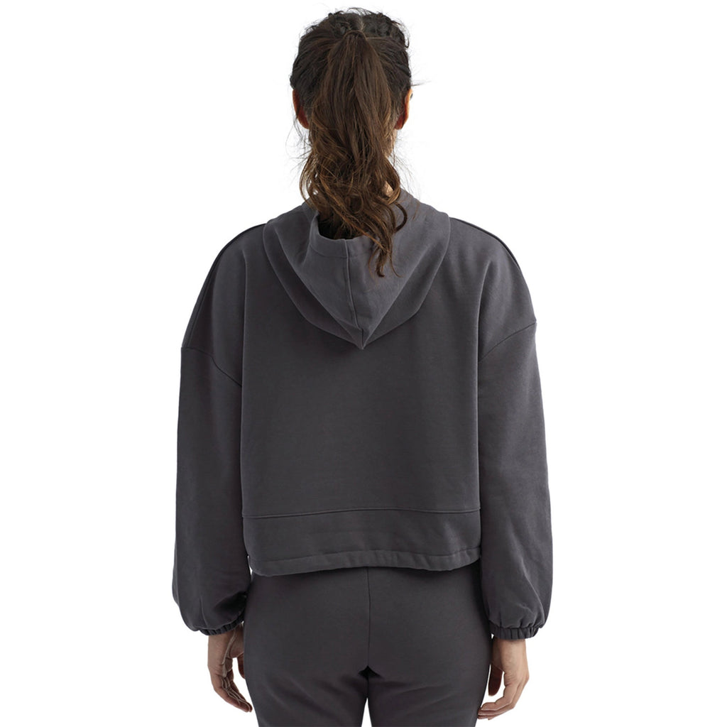 Wolvyn Ladies' Cropped Oversize Hooded Sweatshirt - Wolvyn Apparel