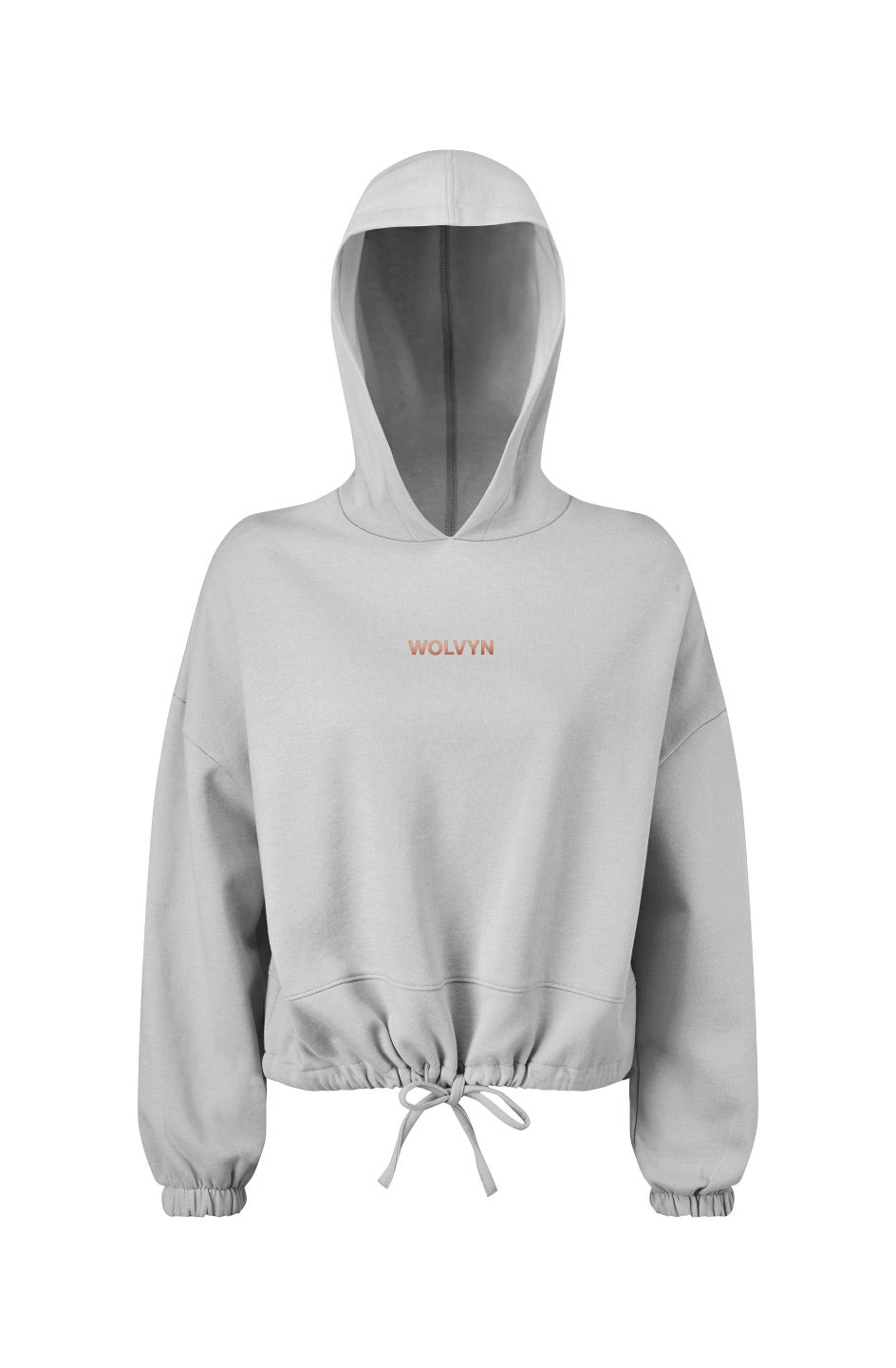 Wolvyn Ladies' Cropped Oversize Hooded Sweatshirt - Wolvyn Apparel