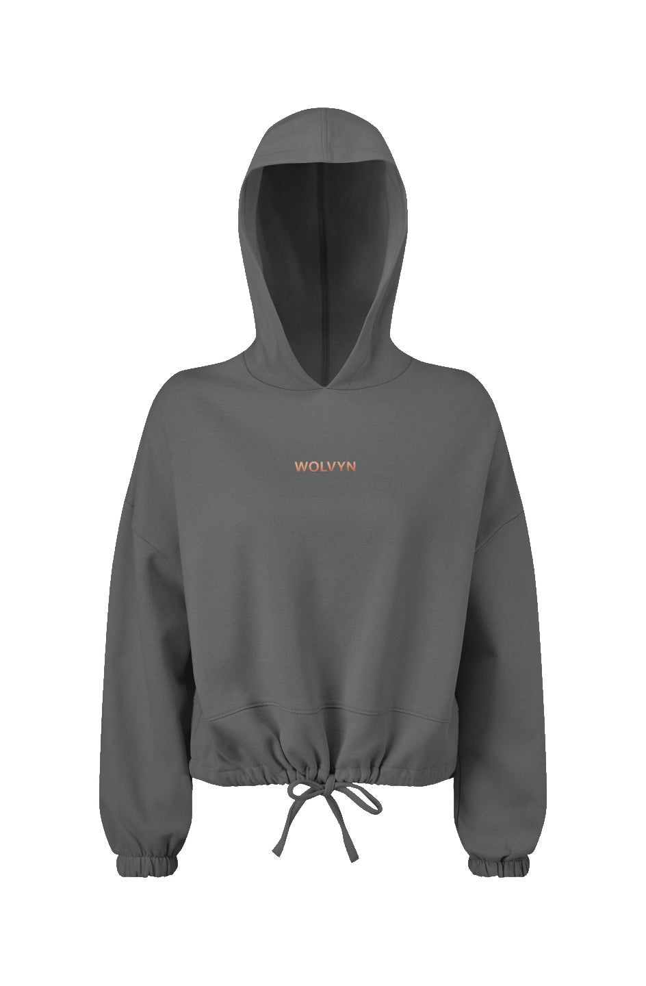 Wolvyn Ladies' Cropped Oversize Hooded Sweatshirt - Wolvyn Apparel