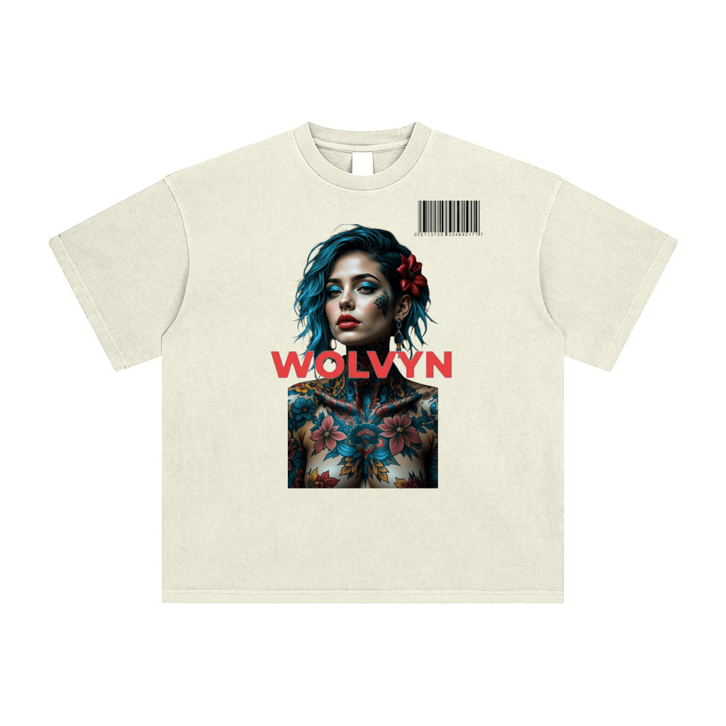 Wolvyn “Lady Wolvyn” Enzyme Washed T-Shirt - Wolvyn Apparel