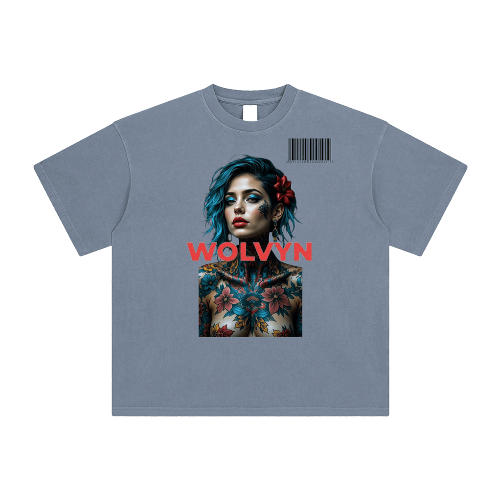 Wolvyn “Lady Wolvyn” Enzyme Washed T-Shirt - Wolvyn Apparel