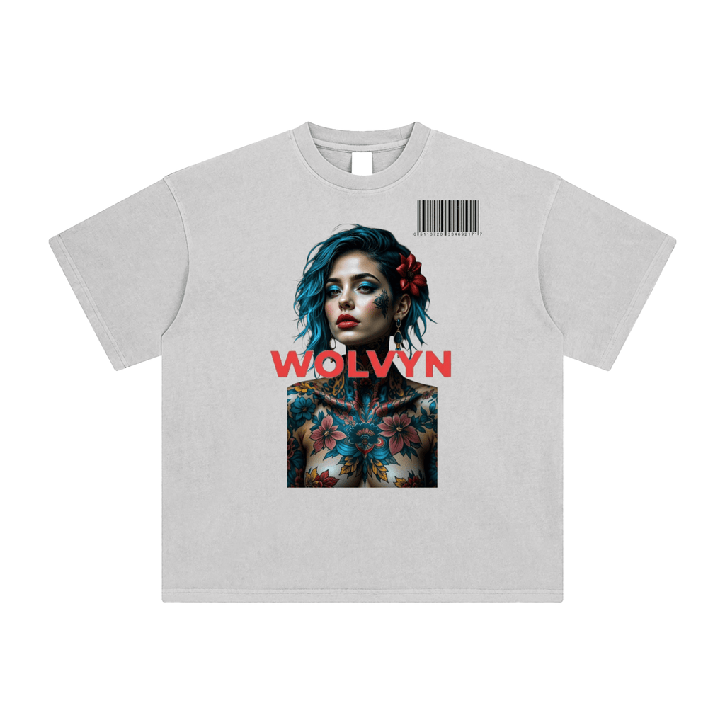 Wolvyn “Lady Wolvyn” Enzyme Washed T-Shirt - Wolvyn Apparel