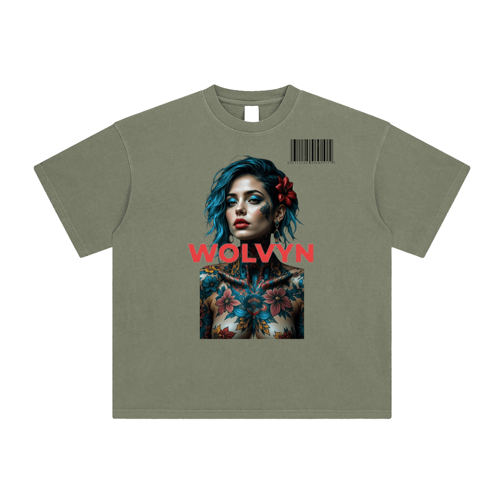 Wolvyn “Lady Wolvyn” Enzyme Washed T-Shirt - Wolvyn Apparel