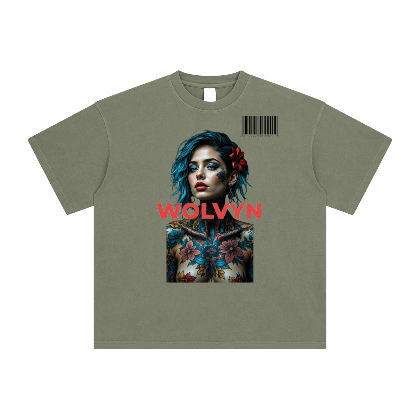 Wolvyn “Lady Wolvyn” Enzyme Washed T-Shirt - Wolvyn Apparel