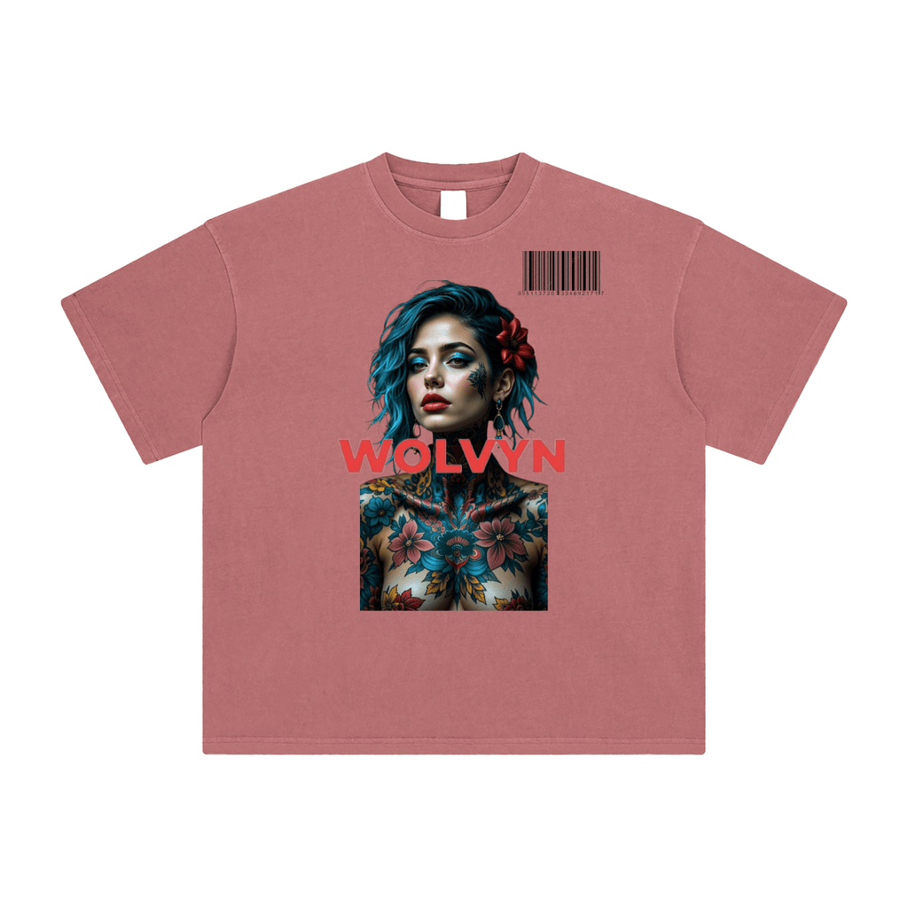 Wolvyn “Lady Wolvyn” Enzyme Washed T-Shirt - Wolvyn Apparel