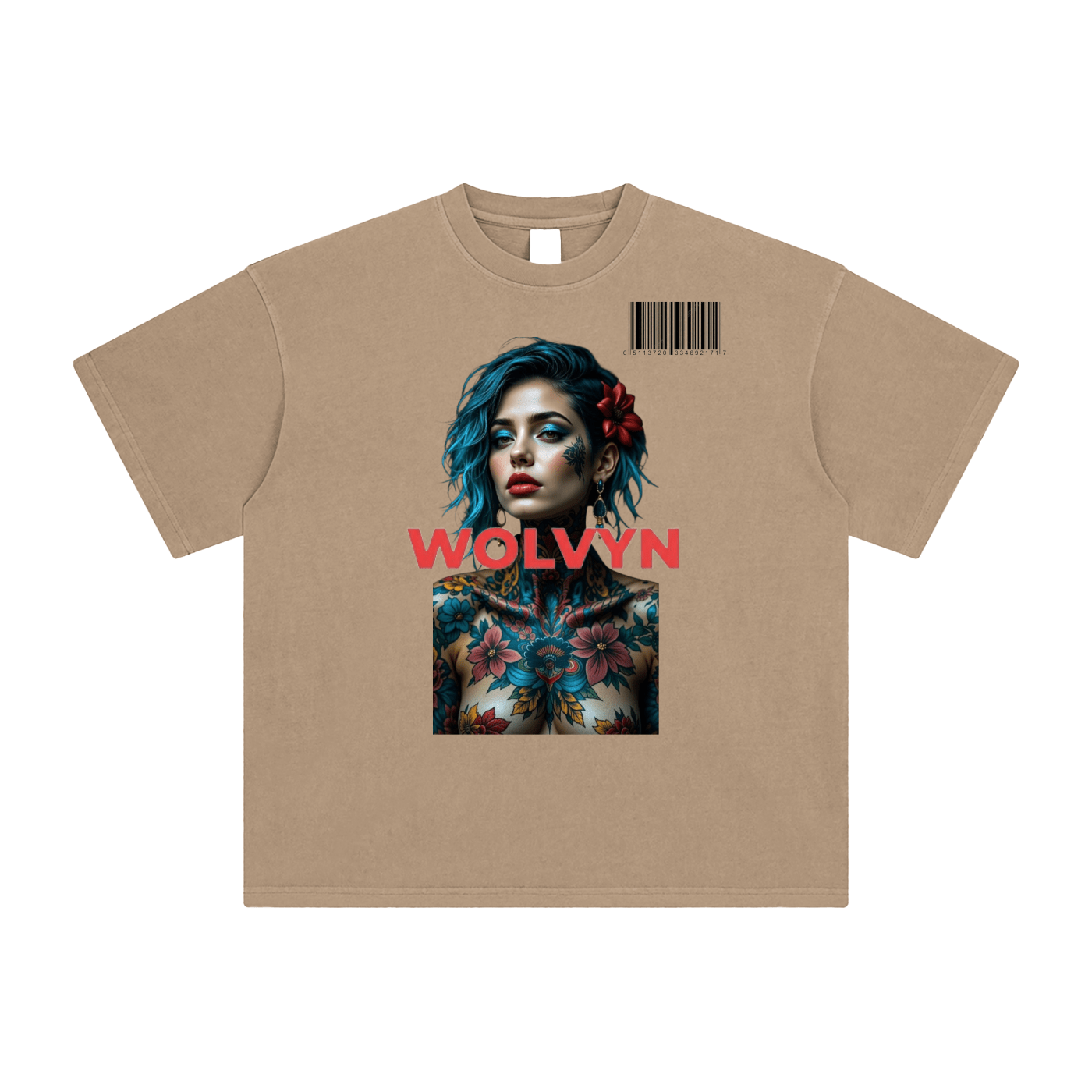 Wolvyn “Lady Wolvyn” Enzyme Washed T-Shirt - Wolvyn Apparel