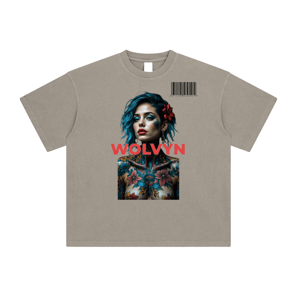 Wolvyn “Lady Wolvyn” Enzyme Washed T-Shirt - Wolvyn Apparel
