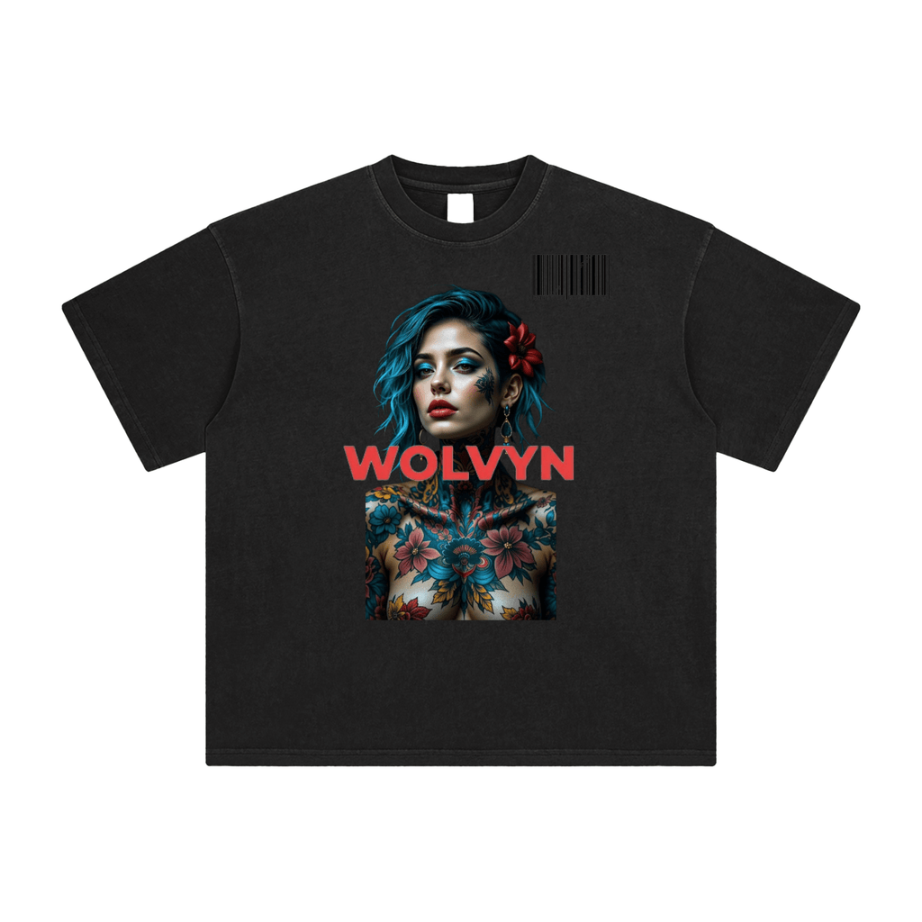 Wolvyn “Lady Wolvyn” Enzyme Washed T-Shirt - Wolvyn Apparel