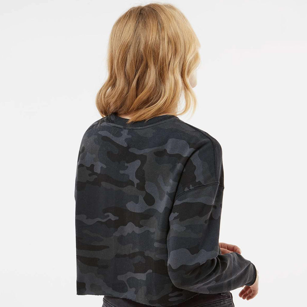 Wolvyn Lightweight Camo Cropped Crew - Wolvyn Apparel
