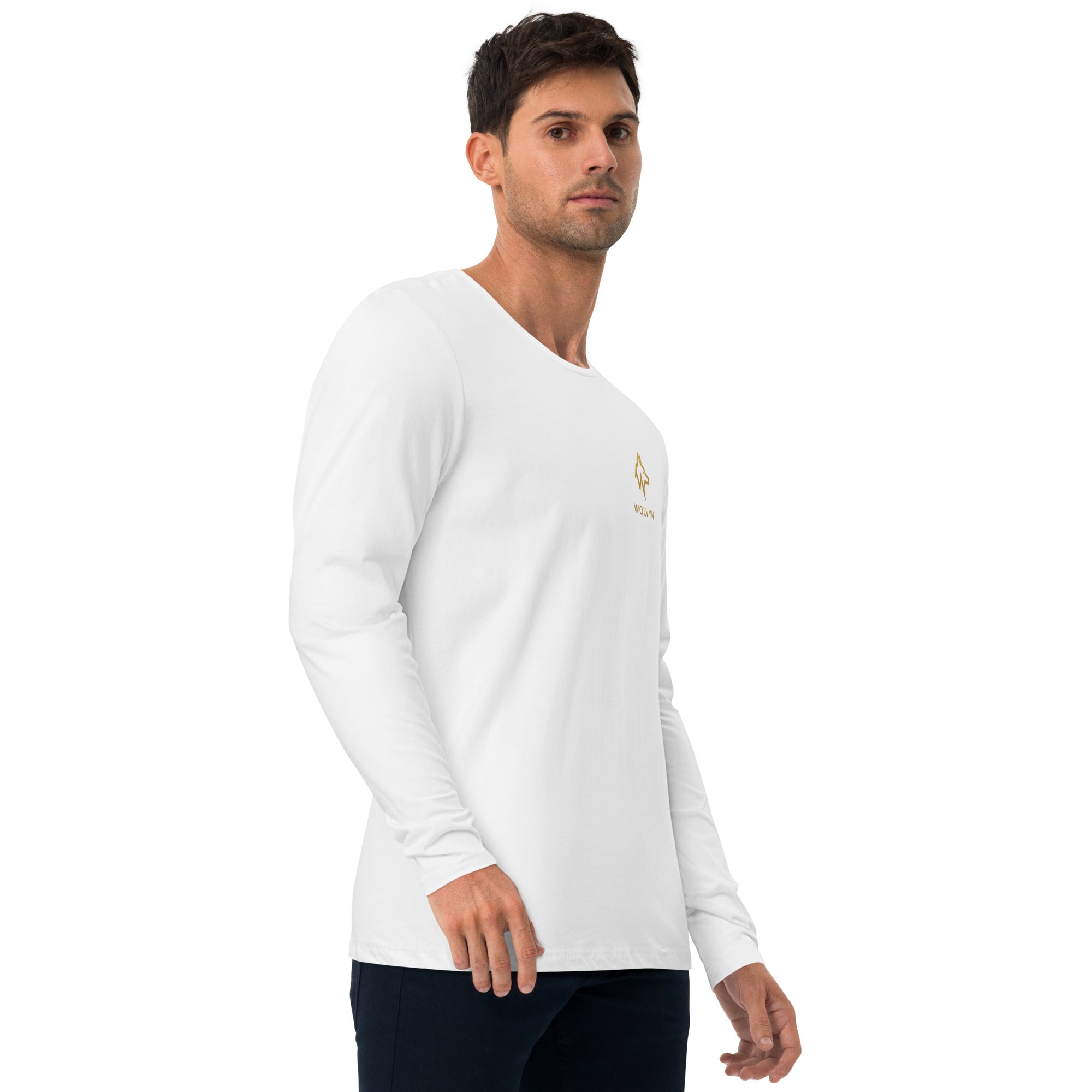 Wolvyn Long Sleeve Fitted Crew - Wolvyn Apparel