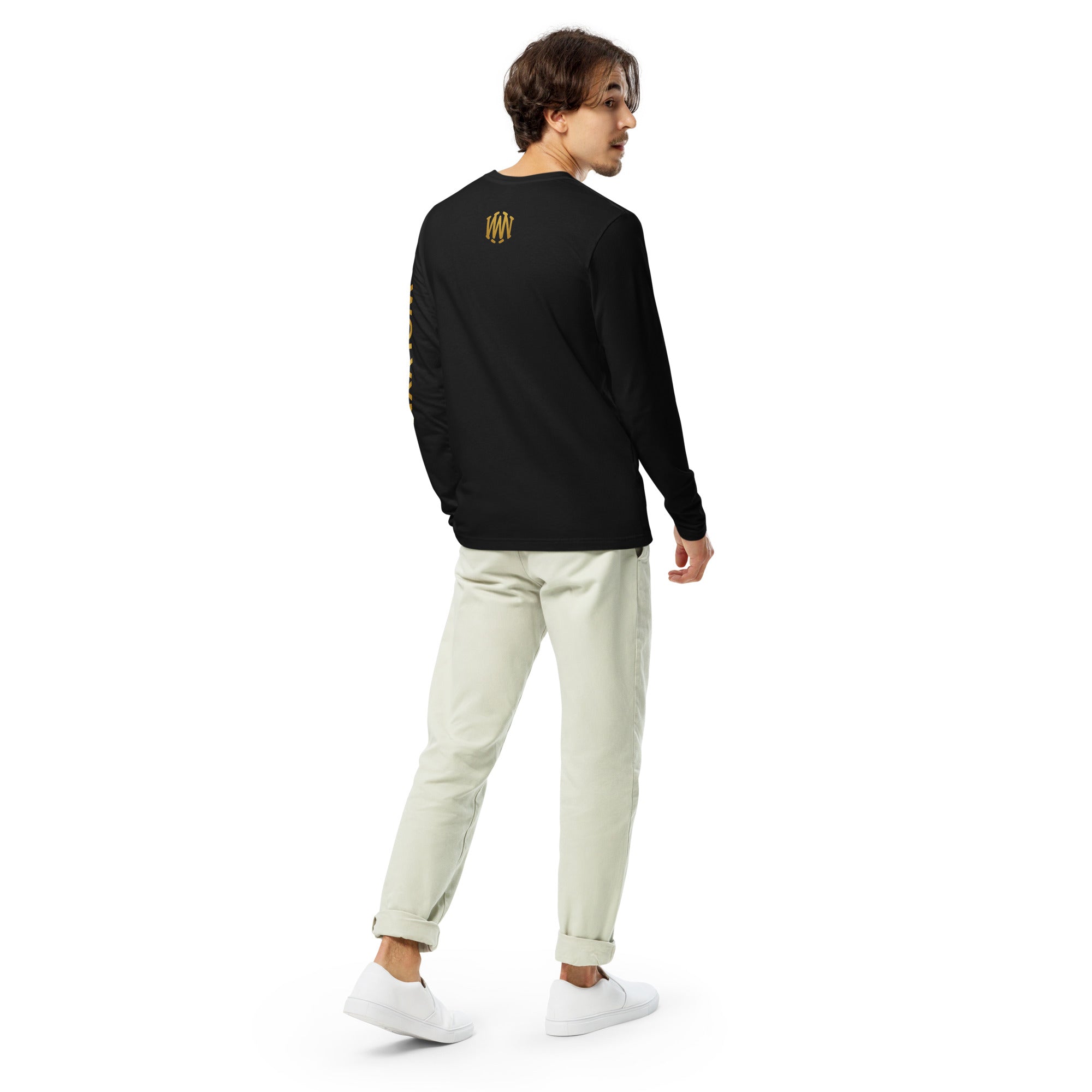 Wolvyn Long Sleeve Fitted Crew - Wolvyn Apparel