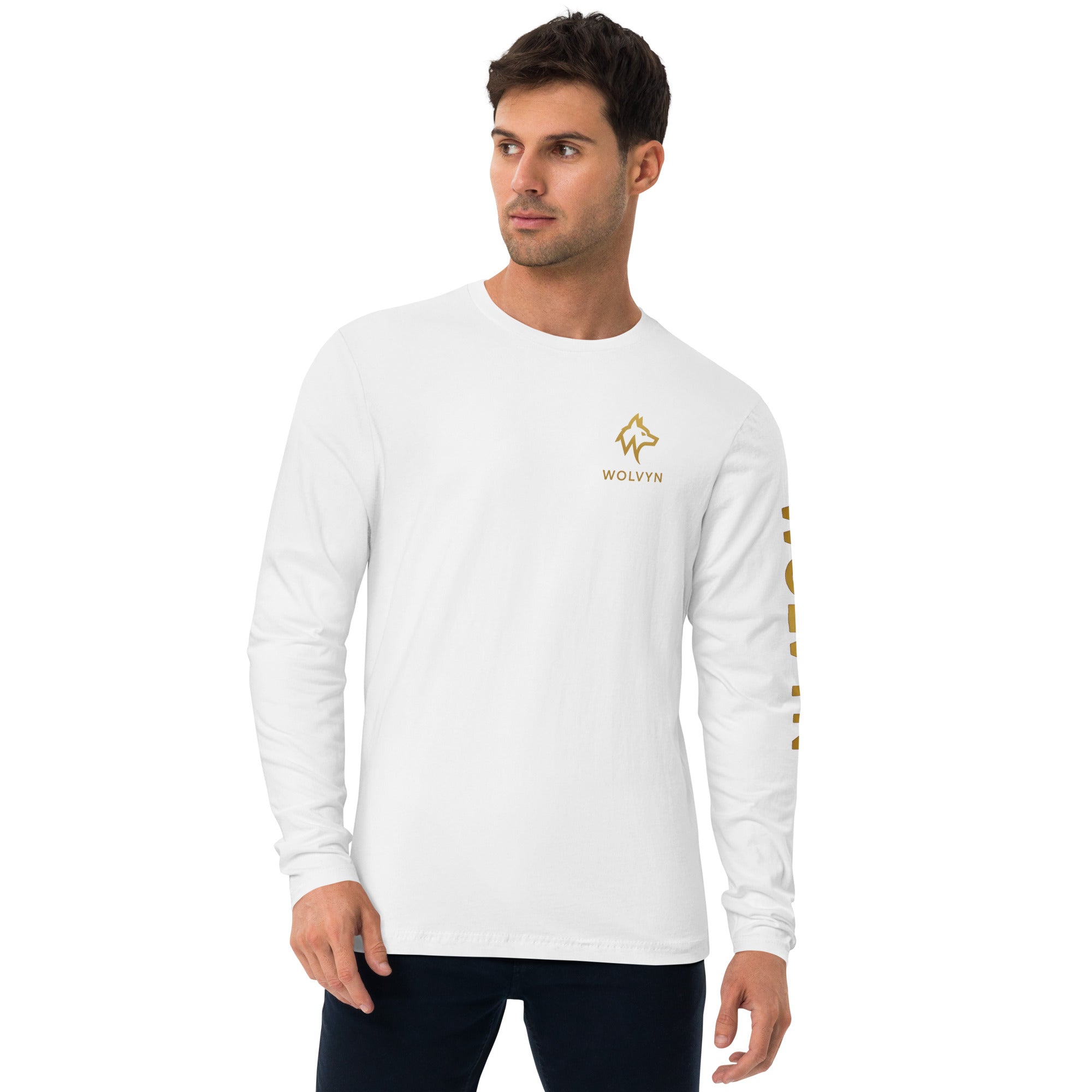 Wolvyn Long Sleeve Fitted Crew - Wolvyn Apparel