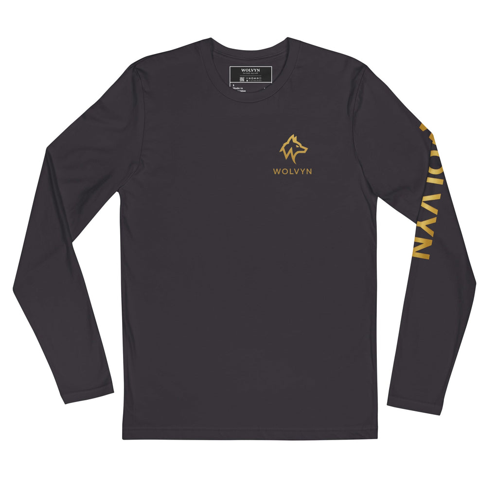 Wolvyn Long Sleeve Fitted Crew - Wolvyn Apparel