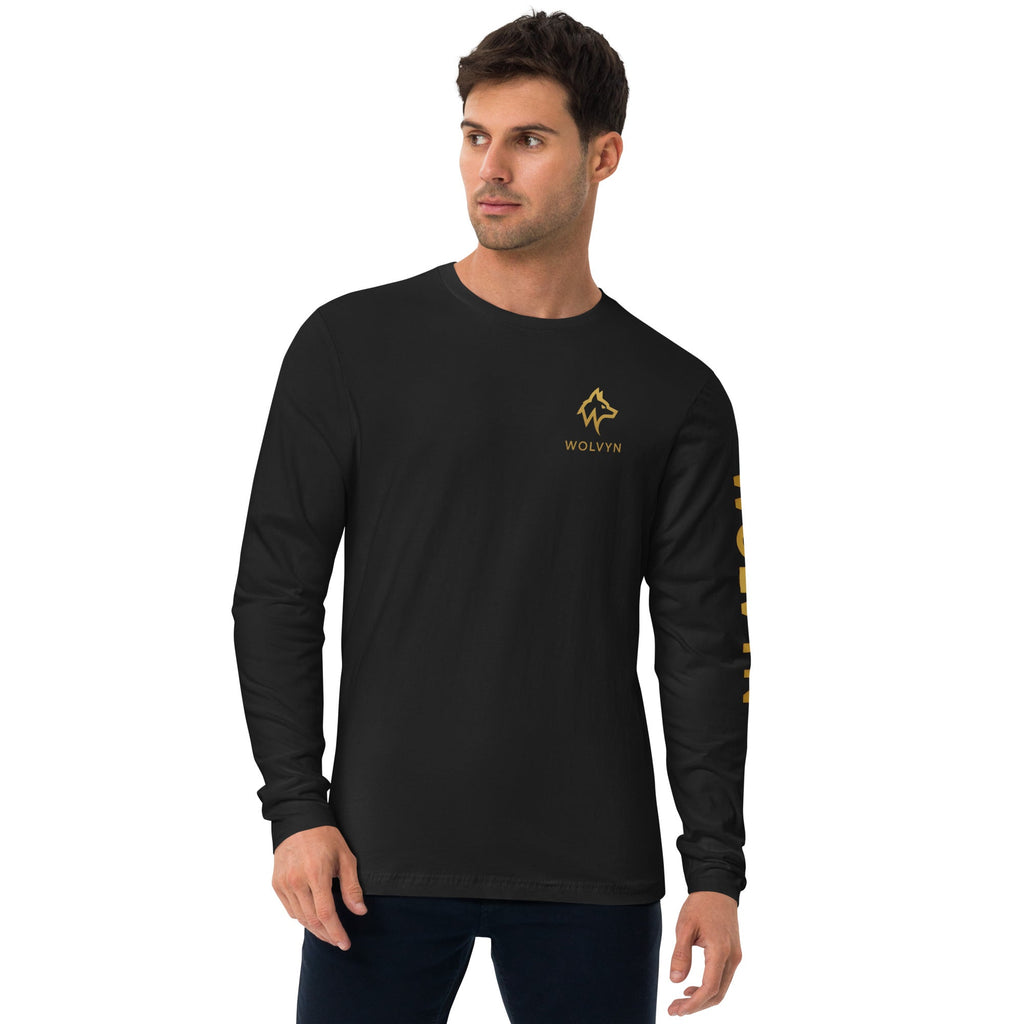 Wolvyn Long Sleeve Fitted Crew - Wolvyn Apparel
