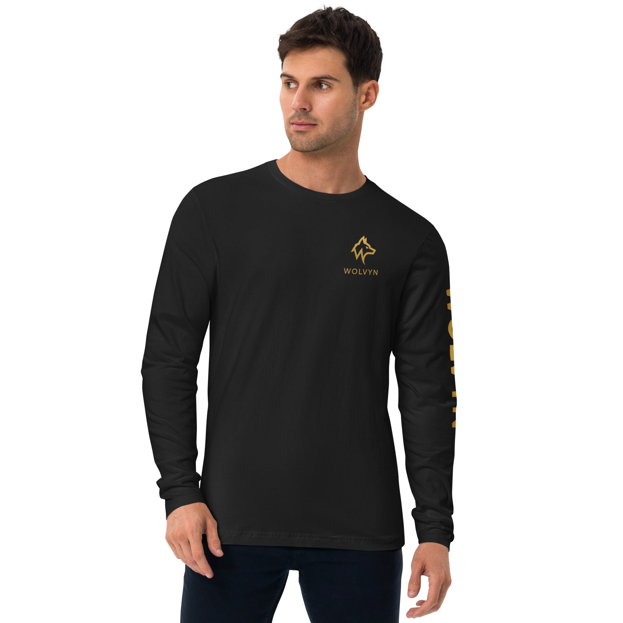 Wolvyn Long Sleeve Fitted Crew - Wolvyn Apparel