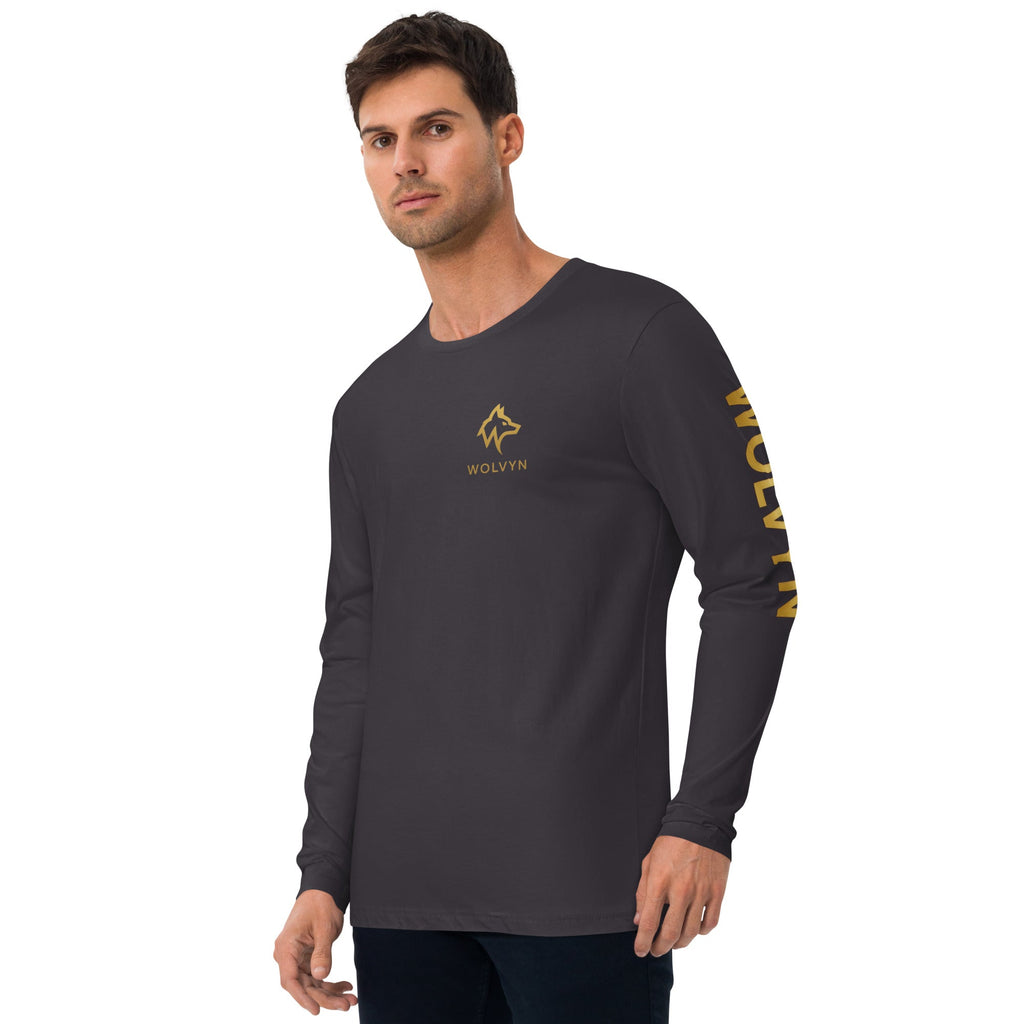 Wolvyn Long Sleeve Fitted Crew - Wolvyn Apparel