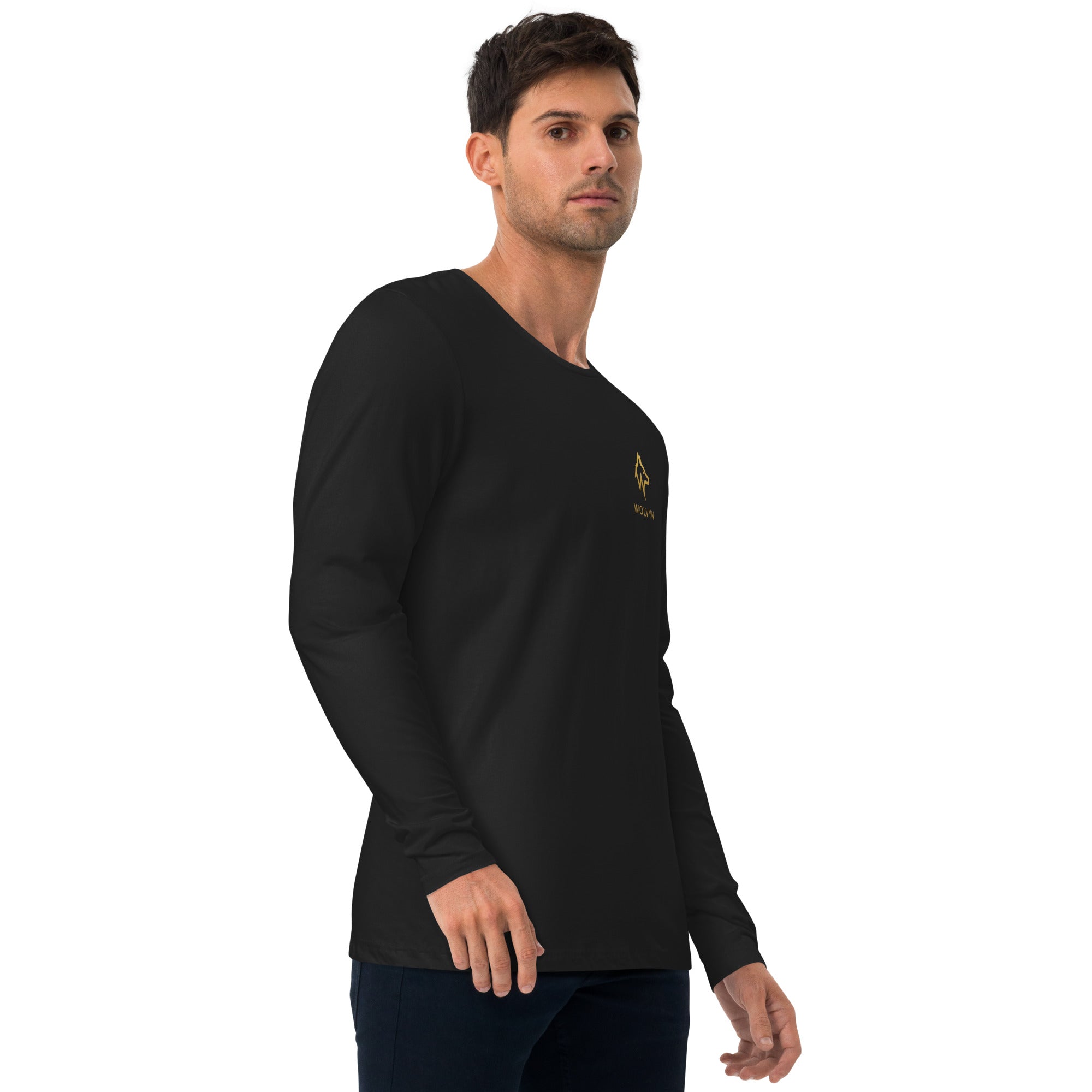 Wolvyn Long Sleeve Fitted Crew - Wolvyn Apparel