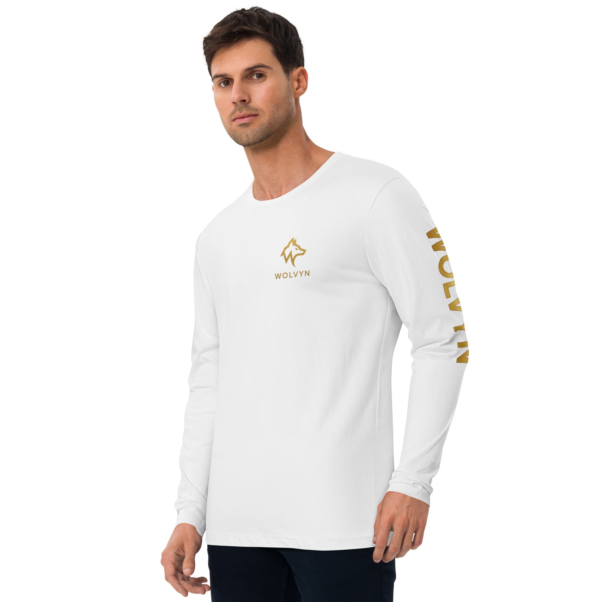 Wolvyn Long Sleeve Fitted Crew - Wolvyn Apparel