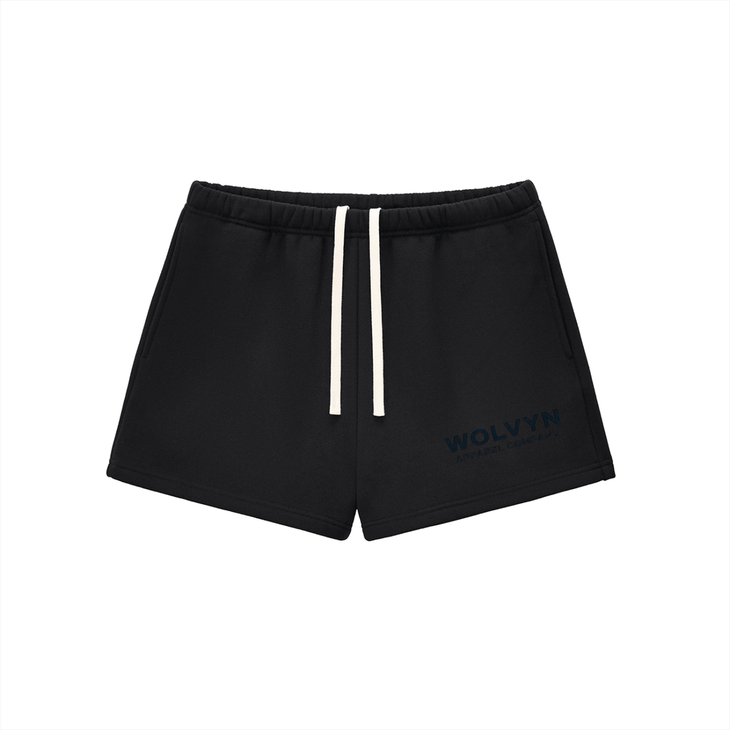 Wolvyn Luxe Essential Fleece Drawstring Sweatshorts - Loungeset. (Link in description to add top) - Wolvyn Apparel