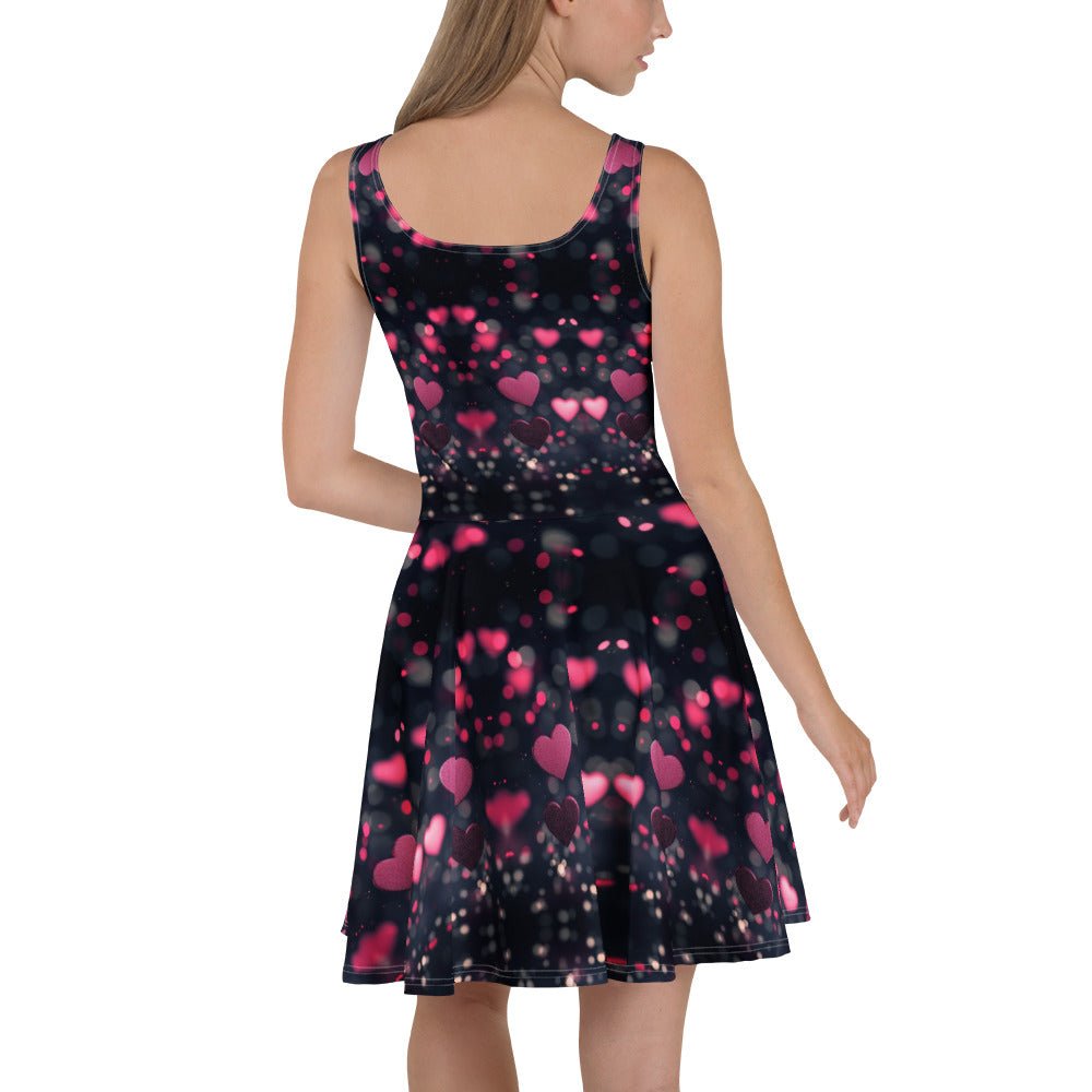 Wolvyn Many Hearts Skater Dress - Wolvyn Apparel